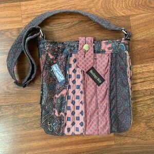 Pierre Jacques 100% silk Hastings Bay shoulder bag Paisley Design